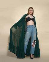 GREEN LYLA SHRUG - Wabi Sabi